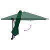 vidaXL Parasol de jardin Vert 248 x 248 x 148 cm Polyester et Acier