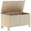vidaXL Bo&icirc;te de rangement avec couvercle RANA bois massif de pin