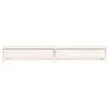 vidaXL Support de moniteur Blanc 100x27x15 cm Bois de pin solide