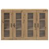 vidaXL Cabinets muraux 2 pcs Chêne artisanal 69,5 x 34 x 90 cm