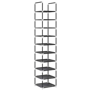vidaXL &Eacute;tag&egrave;re &agrave; chaussures 10 niveaux 33x33x174 cm tissu non-tiss&eacute;