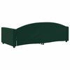 vidaXL Lit de repos sans matelas vert fonc&eacute; 90x200 cm velours