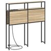 vidaXL T&ecirc;te de lit de rangement Ch&ecirc;ne sonoma 75 cm Bois d'ing&eacute;nierie