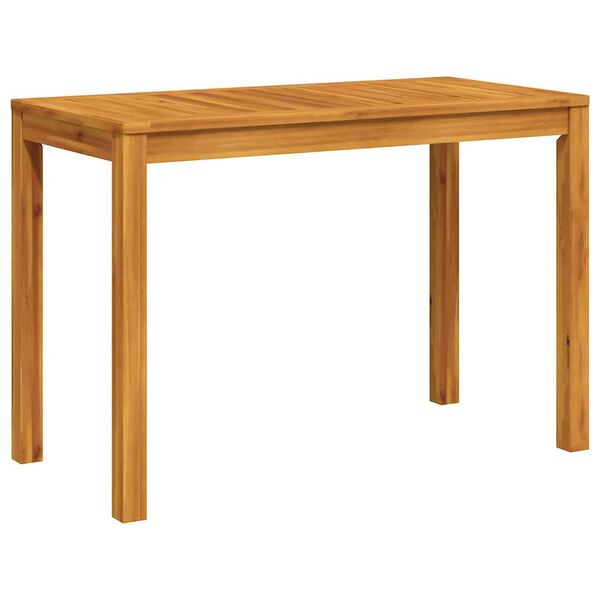 vidaXL Table &agrave; manger de jardin 110x55x75 cm bois massif d'acacia