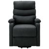 vidaXL Fauteuil Gris fonc&eacute; Tissu