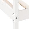 vidaXL Lit de jour sans matelas blanc 90x190 cm bois de pin massif