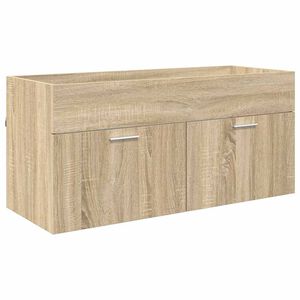 vidaXL Armoire d'&eacute;vier Ch&ecirc;ne Sonoma Bois d'ing&eacute;nierie