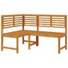 vidaXL Ensemble de banc de jardin 3 pcs Marron Bois d'Acacia Massif
