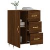 vidaXL Buffet ch&ecirc;ne marron 69,5x34x90 cm bois d'ing&eacute;nierie