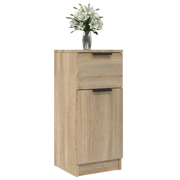 vidaXL Buffet Chêne sonoma 30x30x70 cm Bois d'ingénierie