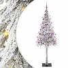vidaXL Sapin de No&euml;l Blanc 180 cm PE et Acier