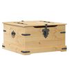 vidaXL Boîte de rangement Corona 78x78x45 cm bois de pin massif