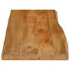 vidaXL Dessus de table 90x40x2,5 cm bord vivant bois massif manguier