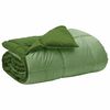 vidaXL Duvet d'hiver Matelass&eacute; Vert 240 x 260 cm Microfibre