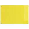 vidaXL Protection de cuisine Jaune 90 x 60 cm verre tremp&eacute;