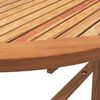 vidaXL Ensemble &agrave; Manger de jardin 7pcs bois d'acacia solide textil&egrave;ne