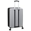 vidaXL Valise avec verrouillage Argent 50 x 30 x 76 cm Plastic ABS