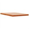vidaXL Cadre de lit sans matelas cire marron 120x190cm bois pin massif