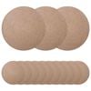 vidaXL Placemets en jute 50 pcs Naturel &Oslash; 30 cm 100 % jute Tossa
