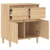 vidaXL Buffet Ch&ecirc;ne sonoma 60x35x70 cm Bois d'ing&eacute;nierie