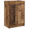 vidaXL Armoire sous &eacute;vier de salle de bain Bois ancien