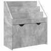 vidaXL Biblioth&egrave;que pour enfants Gris b&eacute;ton 60 x 29,5 x 69 cm