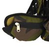 vidaXL Sac &agrave; dos de randonn&eacute;e vert camouflage 80 L tissu oxford