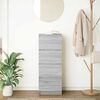 vidaXL Buffet sonoma gris 37,5x35x99 cm bois d'ing&eacute;nierie
