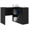 vidaXL Bureau d'angle avec tiroir Chêne noir 102 x 88 x 75 cm