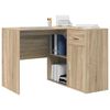 vidaXL Bureau d'angle avec tiroir Chêne Sonoma 102 x 88 x 75 cm