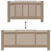 vidaXL Cache-radiateur MDF 205 cm