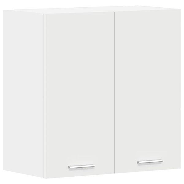 vidaXL Armoire suspendue "Lyon" Blanc brillant 60 x 31 x 60 cm Bois d'ing&eacute;nierie