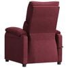 vidaXL Fauteuil électrique de massage Bordeaux Tissu