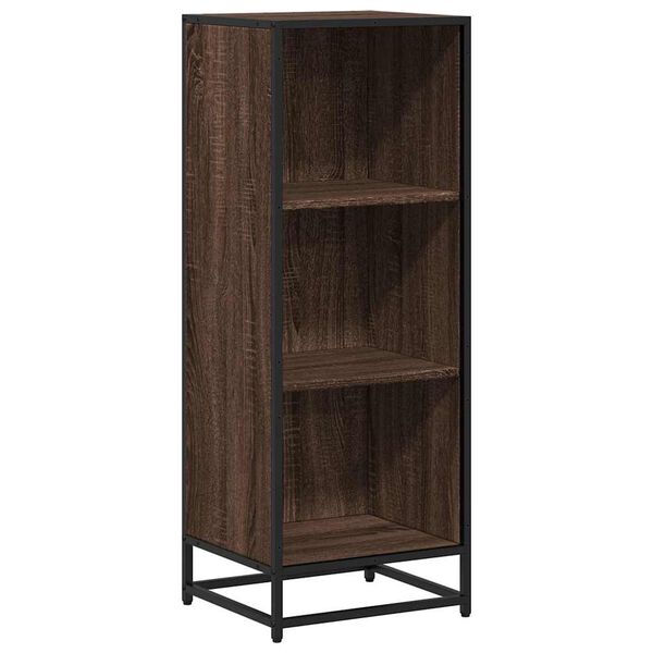 vidaXL Biblioth&egrave;que ch&ecirc;ne marron 40x35x107,5 cm bois d'ing&eacute;nierie
