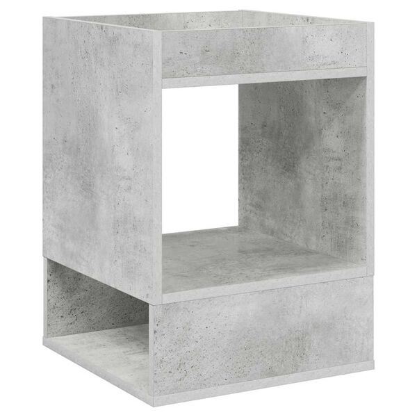 vidaXL Table d'appoint 2 pcs Gris b&eacute;ton 40 x 40 x 56 cm