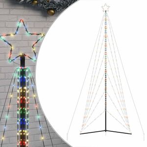 vidaXL Sapin de No&euml;l &agrave; LED 861 LED color&eacute;es 478 cm