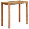 vidaXL Table de bar 112x55x108 cm Bois massif de récupération