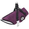 vidaXL Manteau pour chiens avec harnais imperm&eacute;able r&eacute;fl&eacute;chissant L40