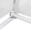 vidaXL Serre avec cadre en acier blanc 48 m&sup2; 12x4x2 m