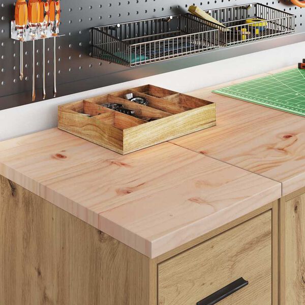 vidaXL Armoires garage 2 pcs ch&ecirc;ne artisanal bois d'ing&eacute;nierie