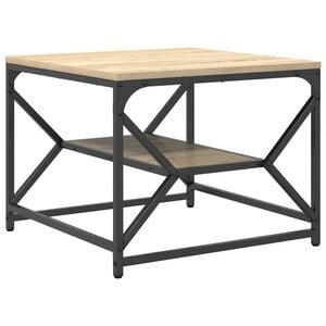 vidaXL Table basse Ch&ecirc;ne Sonoma 51 x 50 x 40 cm