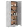 vidaXL Bibliothèque Sonoma gris 82,5x30,5x185,5 cm Bois d'ingénierie