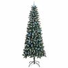vidaXL Sapin de No&euml;l artificiel Vert 240 cm PVC, plastique et acier