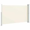 vidaXL Auvent lat&eacute;ral r&eacute;tractable de patio 180x300 cm Cr&egrave;me