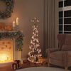 vidaXL Sapin de No&euml;l &agrave; LED avec boules 100 LED blanc chaud 150 cm
