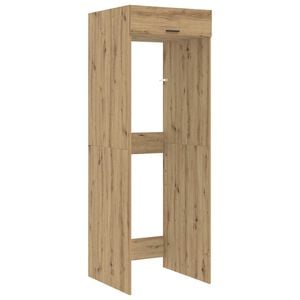 vidaXL Armoire pour machine &agrave; laver Ch&ecirc;ne artisanal 67,5 x 68 x 200 cm