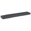 vidaXL Set de coussins de palette 2 pcs Anthracite 200 x 40 x 8 cm