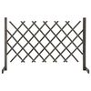 vidaXL Cl&ocirc;ture en treillis de jardin Gris 120x90 cm Bois de sapin