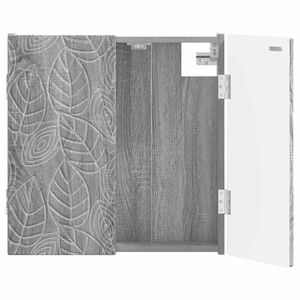 vidaXL Cabinet pour cible DELFT Sonoma gris 52,5 x 10,5 x 53,5 cm