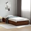 vidaXL Cadre de lit sans matelas ch&ecirc;ne marron 75x190 cm